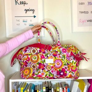 Very Bradley weekender with shoulder strap